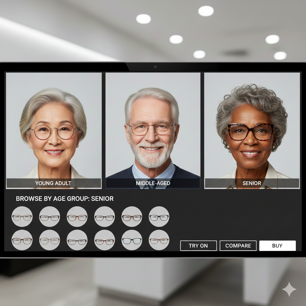انتخاب عینک بر اساس سن